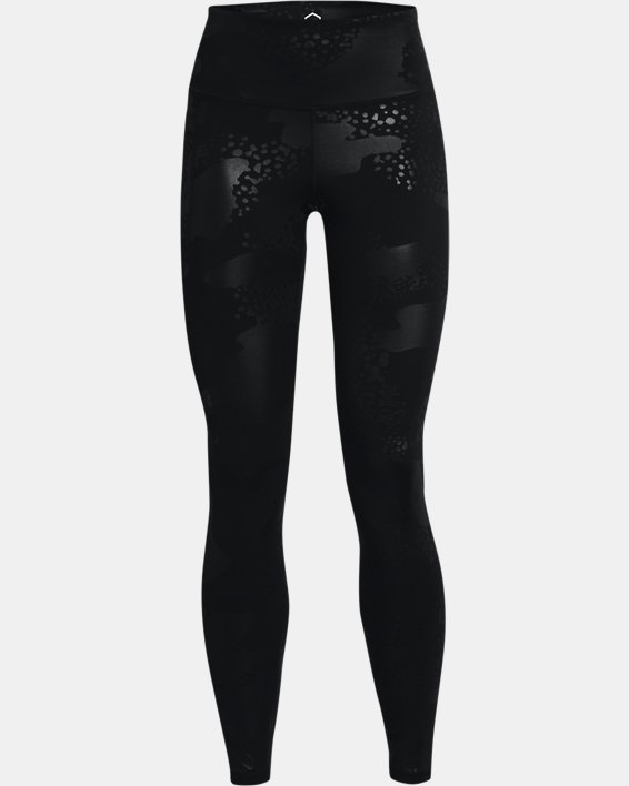 Women's UA RUSH™ No-Slip Waistband Tonal Full-Length Leggings, Black, pdpMainDesktop image number 5